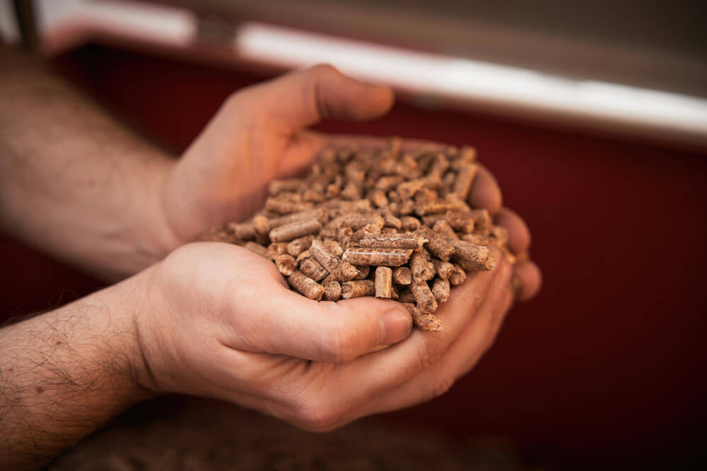 how to store wood pellets