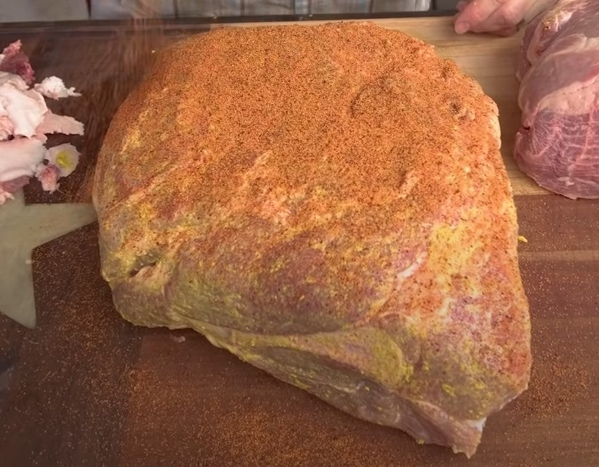 SMOKED PORK BUTT FAT SIDE UP OR DOWN