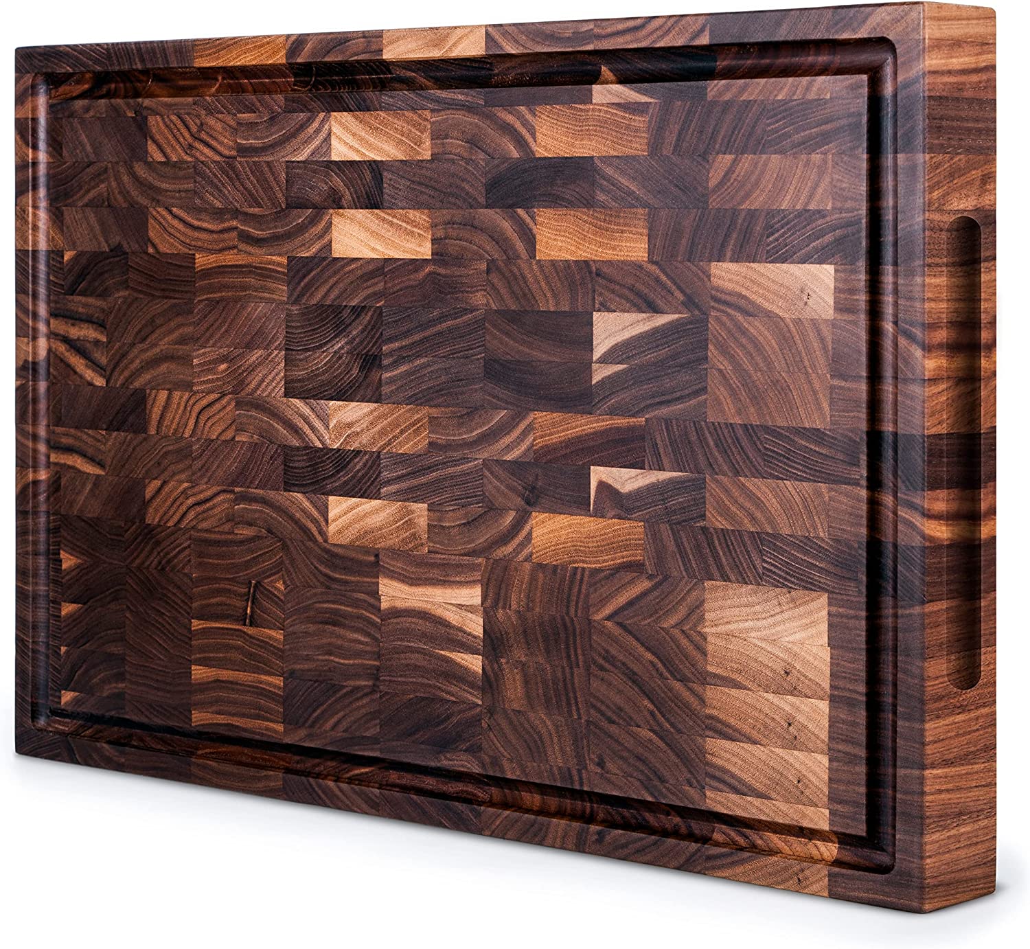 End Grain Butcher Block Walnut 20x13x2 in